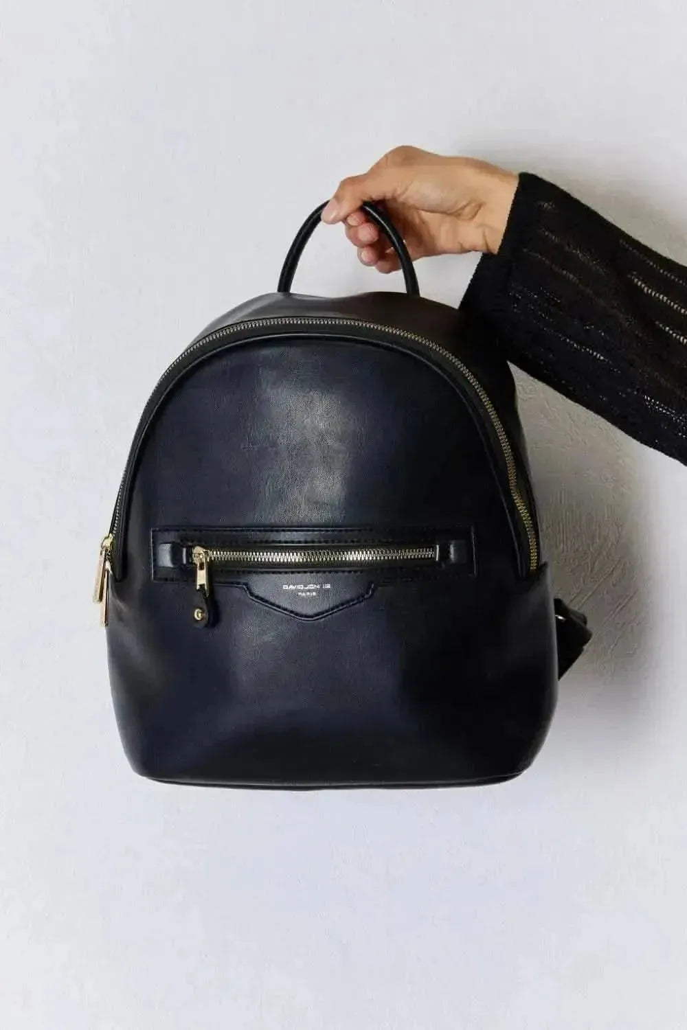 David Jones PU Leather Backpack - Bad Moms Club