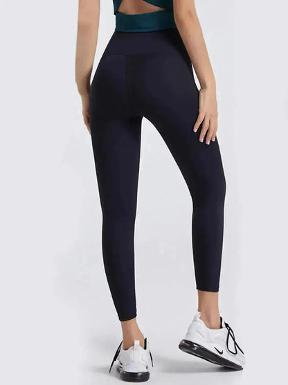 Wide Waistband Sports Leggings - Bad Moms Club