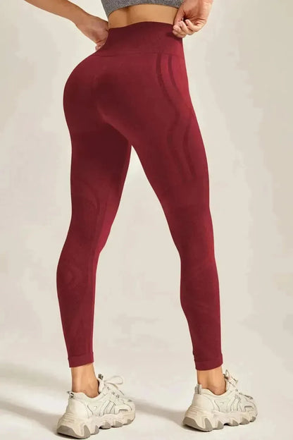 Wide Waistband Long Active Pants - Bad Moms Club