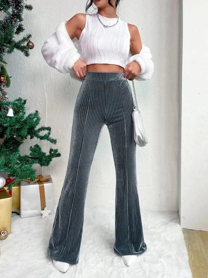 High Waist Flare Pants - Bad Moms Club