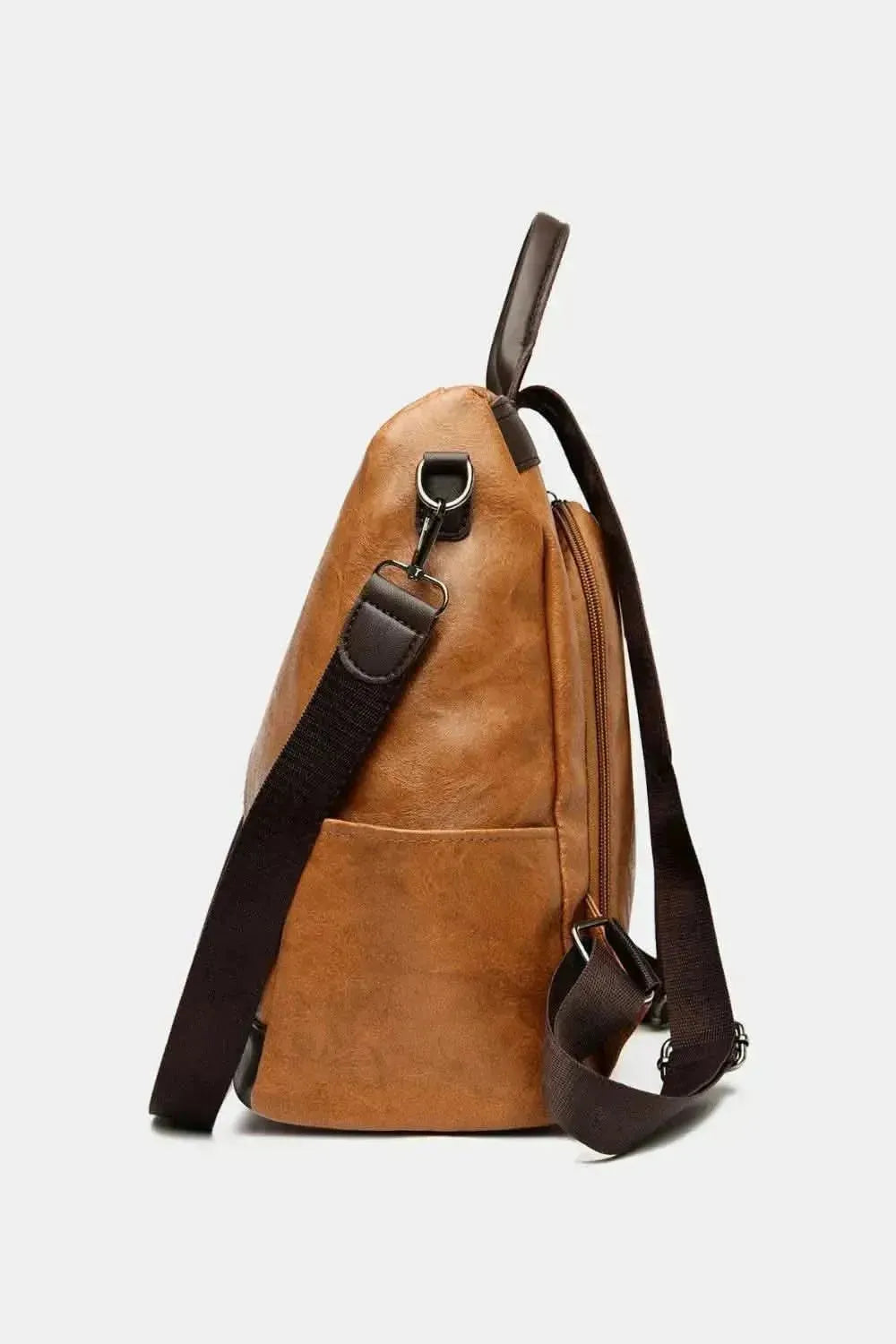 PU Leather Large Backpack Bag - Bad Moms Club