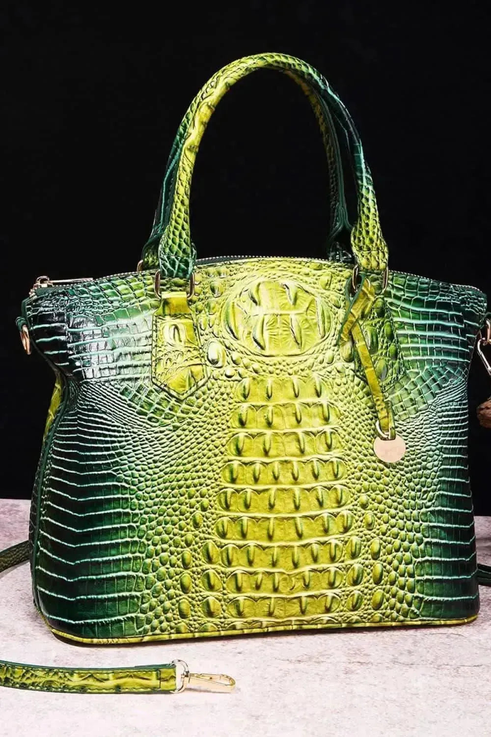Gradient PU Leather Handbag - Bad Moms Club