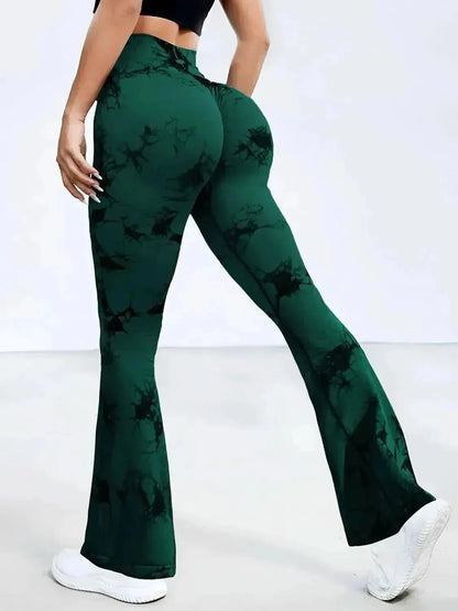 Tie-Dye High Waist Active Leggings - Bad Moms Club