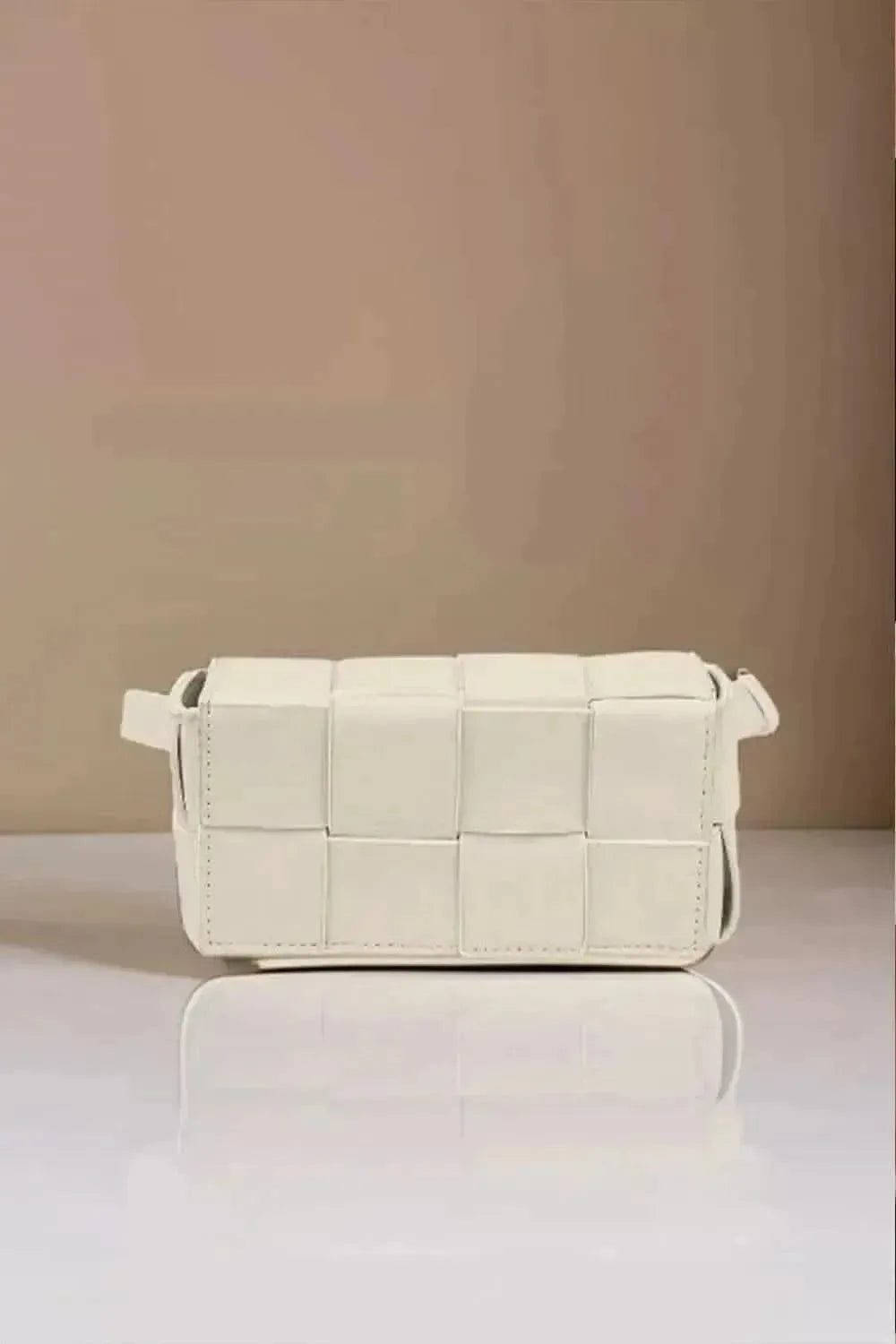 Zenana Vegan Leather Woven Crossbody Bag - Bad Moms Club