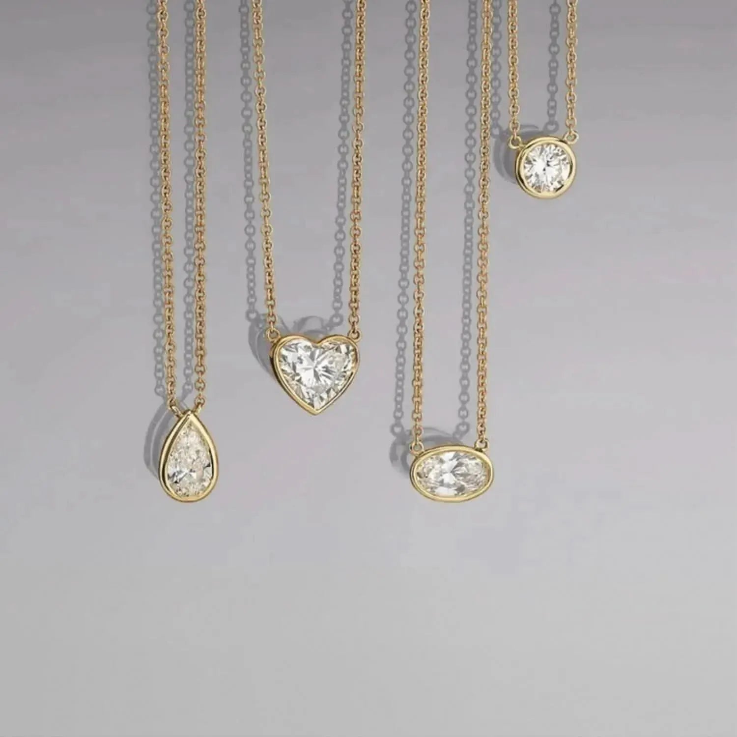 18K Gold-Plated Stainless Steel Pendant Necklace - Bad Moms Club
