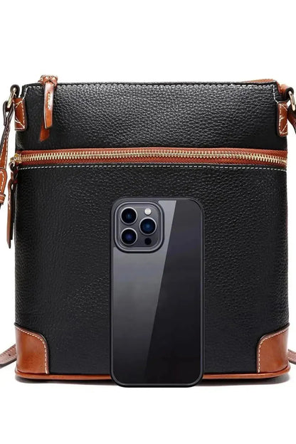 PU Leather Crossbody Bag - Bad Moms Club