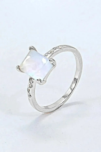 Square Moonstone Ring - Bad Moms Club