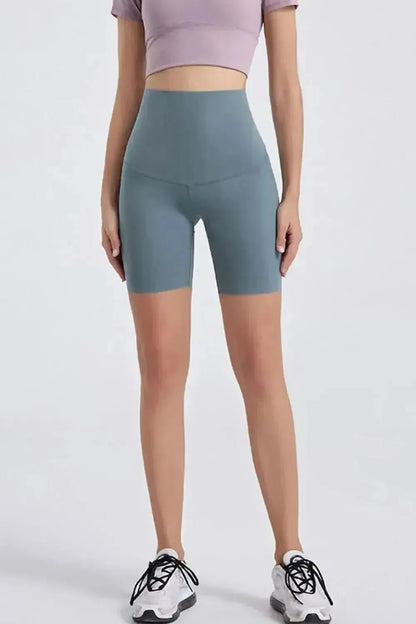 Wide Waistband Sports Shorts - Bad Moms Club