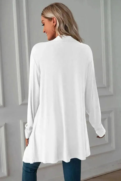 Open Front Long Sleeve Cardigan - Bad Moms Club