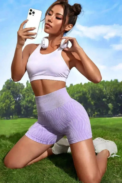 Wide Waistband Slim Fit Active Shorts - Bad Moms Club
