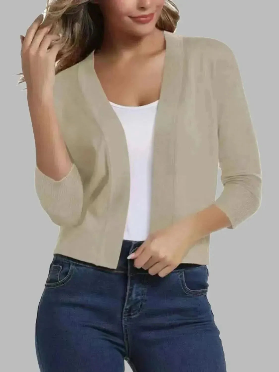Open Front Cardigan - Bad Moms Club