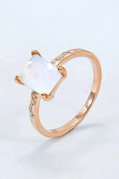 Square Moonstone Ring - Bad Moms Club