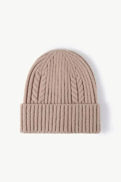 Cable-Knit Cuff Beanie - Bad Moms Club