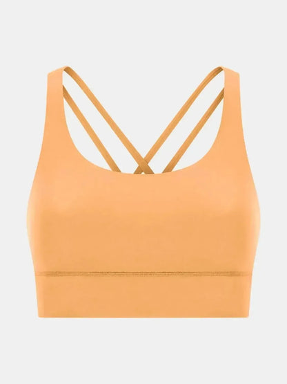 Crisscross Scoop Neck Active Tank - Bad Moms Club