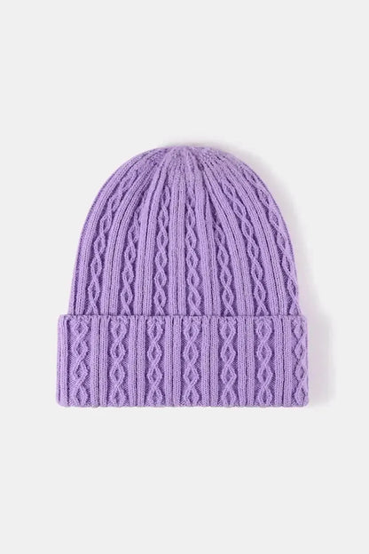 Mixed Knit Cuff Beanie - Bad Moms Club