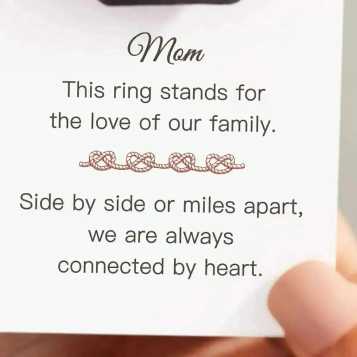 Knotted Hearts 925 Sterling Silver Open Ring - Bad Moms Club
