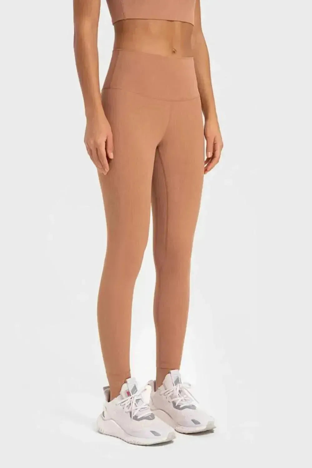 Highly Stretchy Wide Waistband Yoga Leggings - Bad Moms Club
