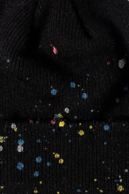 Confetti Rib-Knit Cuff Beanie - Bad Moms Club