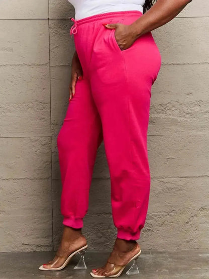 Simply Love Full Size Drawstring Sweatpants - Bad Moms Club