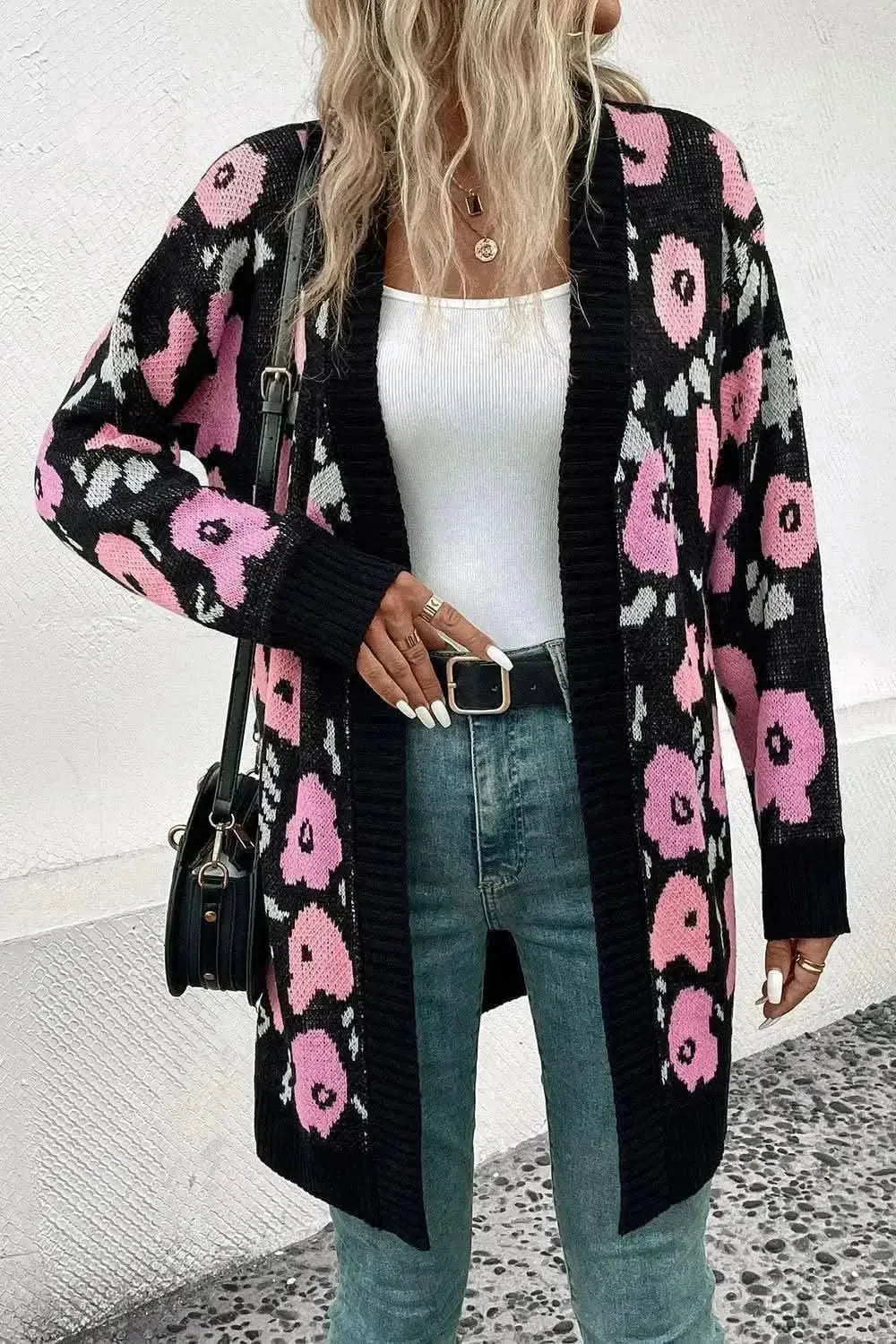 Open Front Longline Cardigan - Bad Moms Club