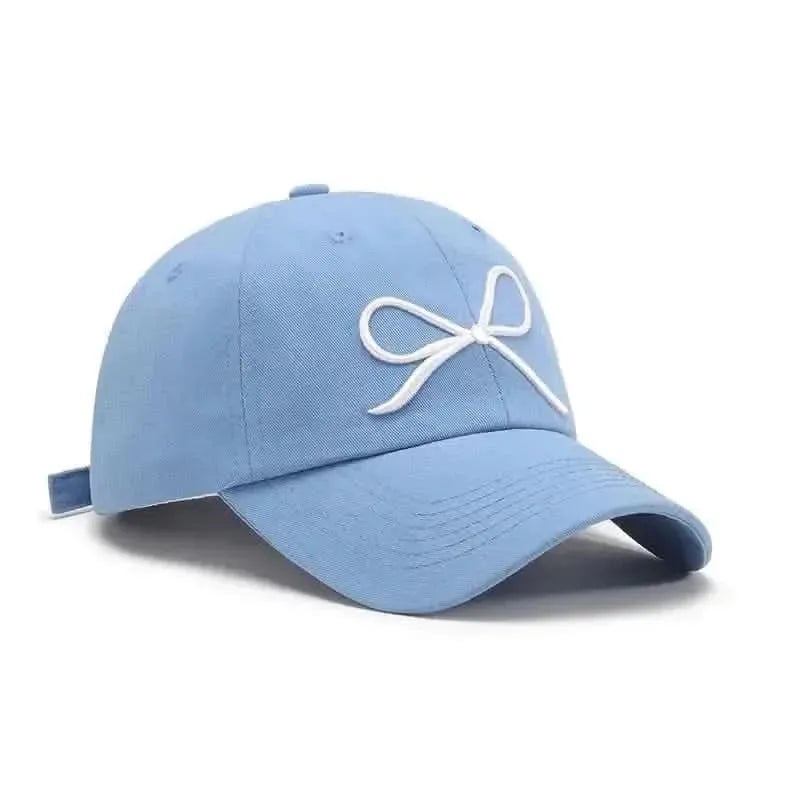 Bow Embroidered Cotton Baseball Cap - Bad Moms Club