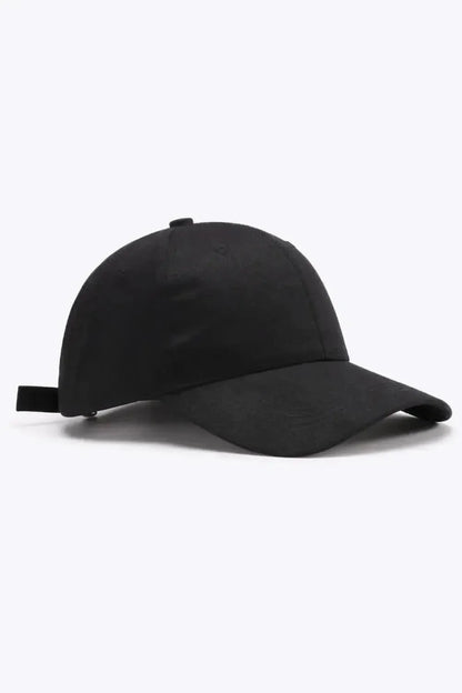 Plain Adjustable Cotton Baseball Cap - Bad Moms Club