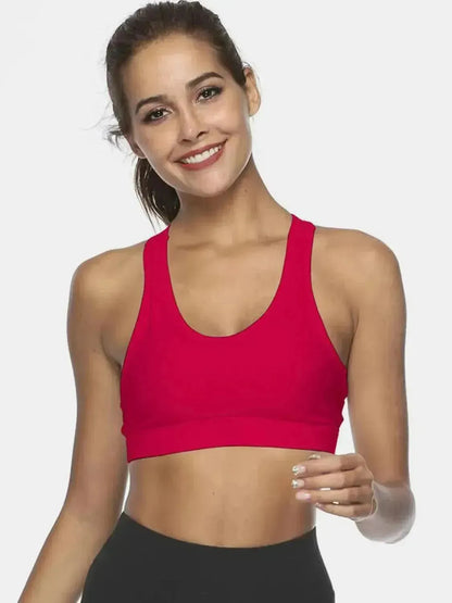 Cutout Scoop Neck Active Tank - Bad Moms Club