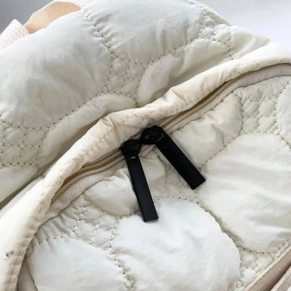 Quilted Polyester Backpack Bag - Bad Moms Club