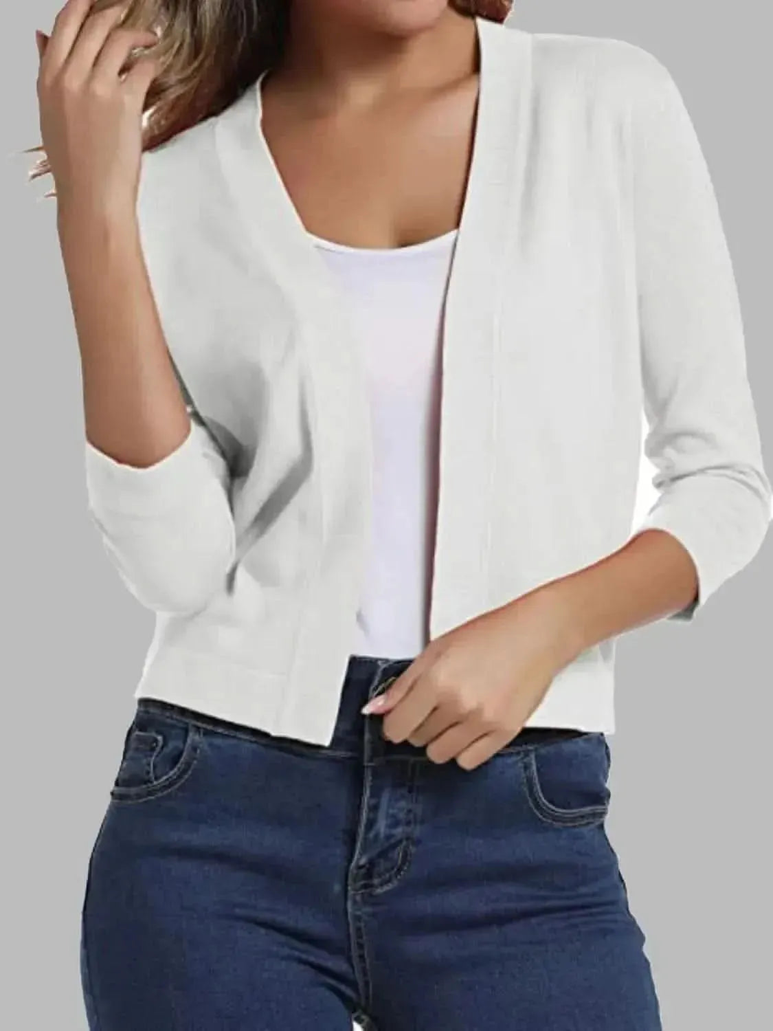 Open Front Cardigan - Bad Moms Club