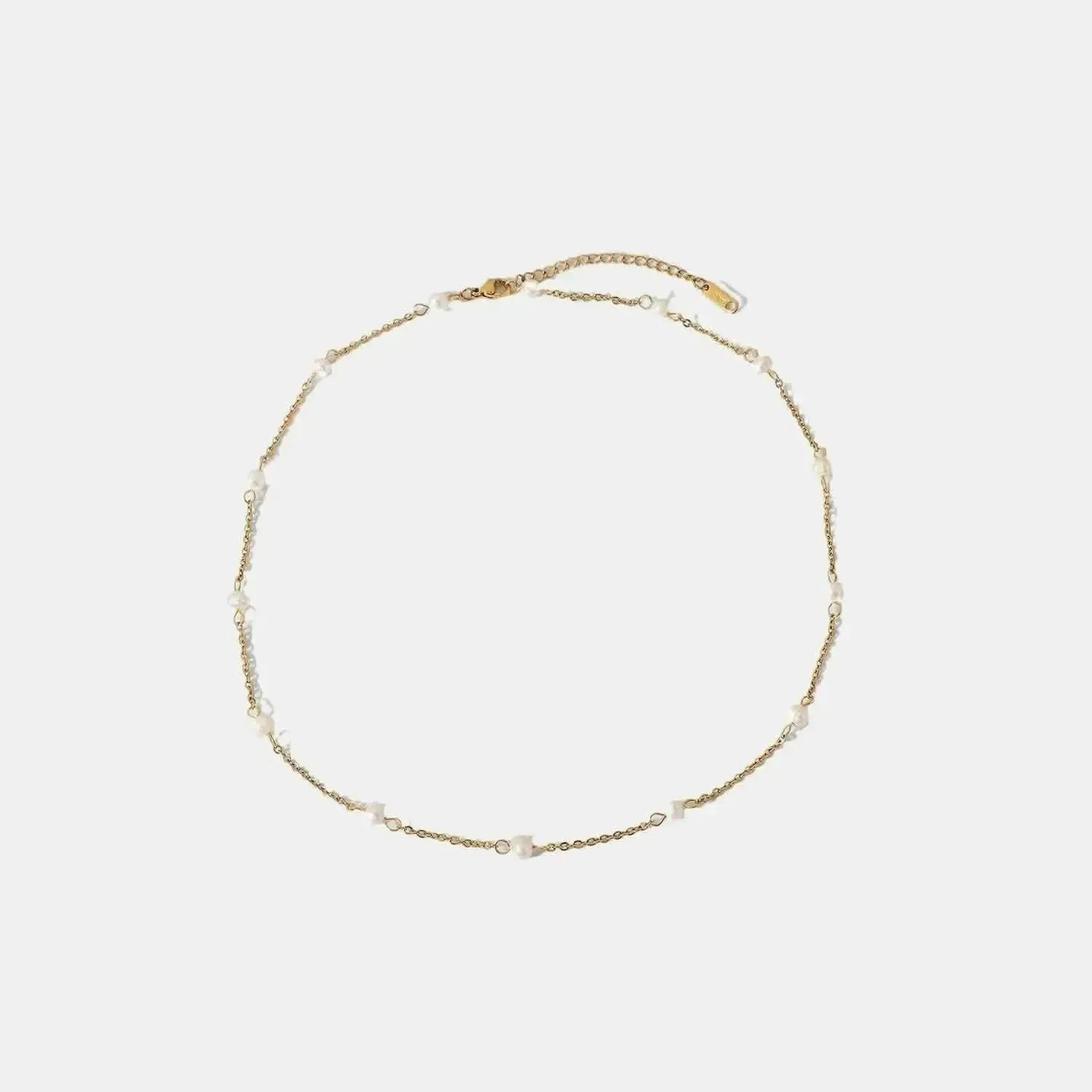 Freshwater Pearl 18K Gold-Plated Necklace - Bad Moms Club