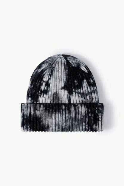 Tie-Dye Ribbed Cuffed Beanie - Bad Moms Club