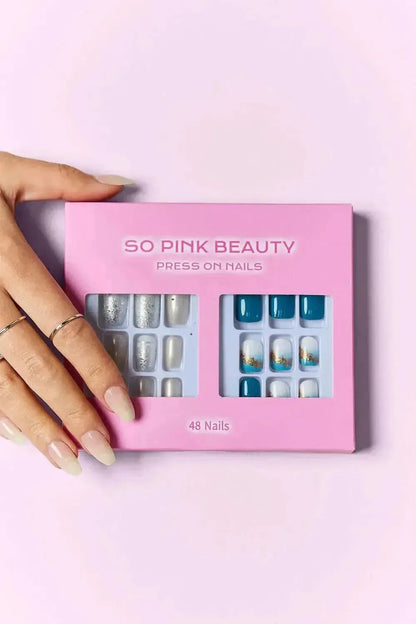 SO PINK BEAUTY Press On Nails 2 Packs - Bad Moms Club