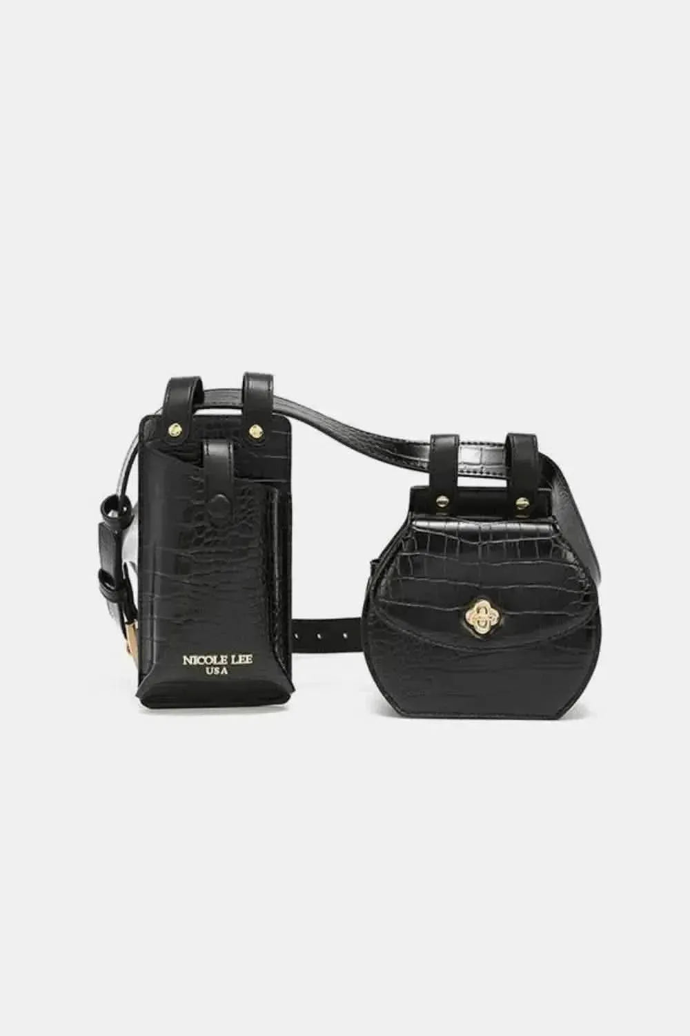 Nicole Lee USA 2 Piece Texture Belt Bag - Bad Moms Club
