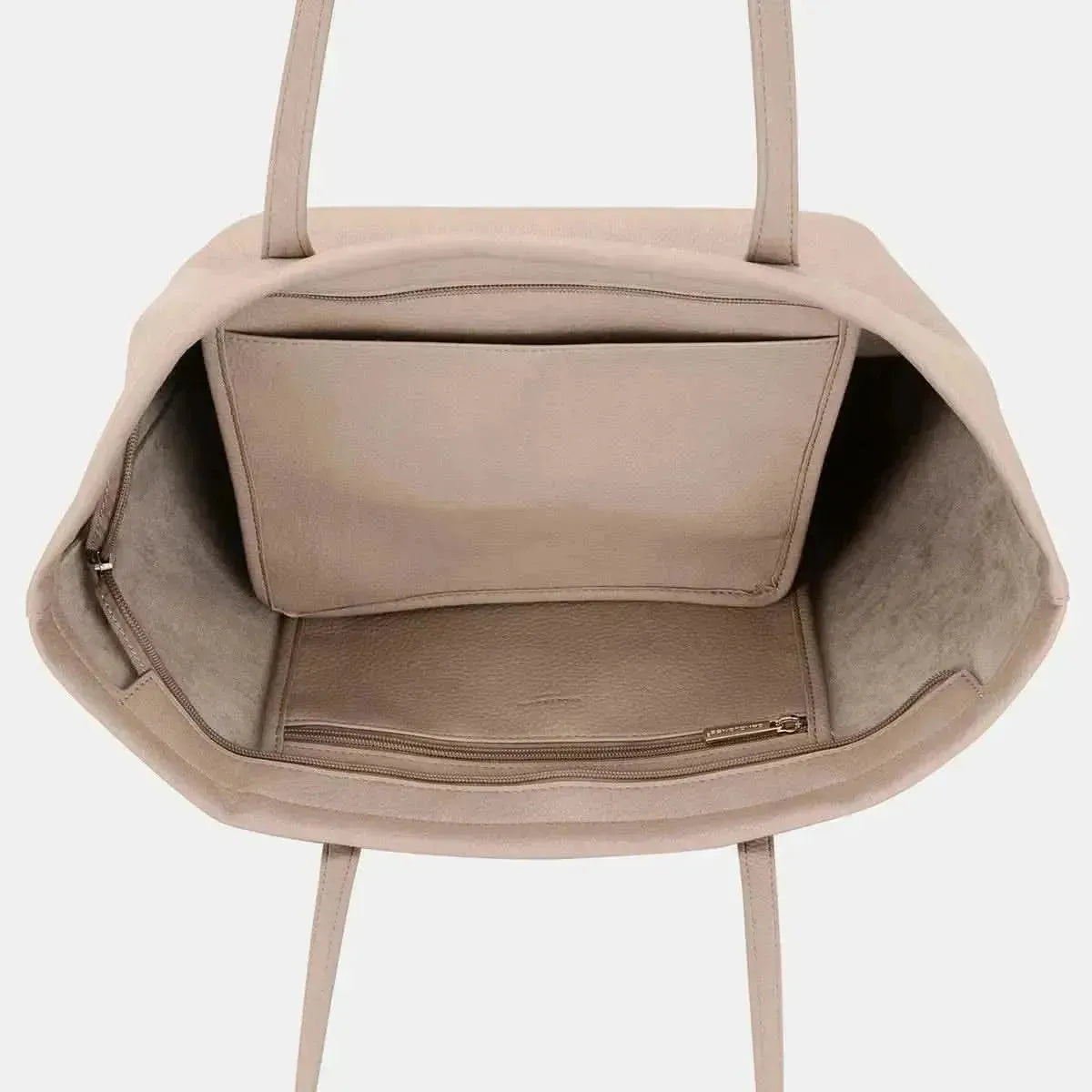 David Jones PU Leather Tote Bag - Bad Moms Club
