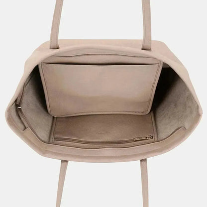 David Jones PU Leather Tote Bag - Bad Moms Club