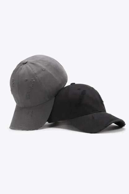 Distressed Adjustable Baseball Cap - Bad Moms Club