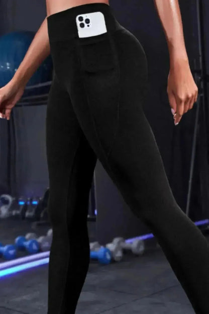 Wide Waistband Sports Leggings - Bad Moms Club