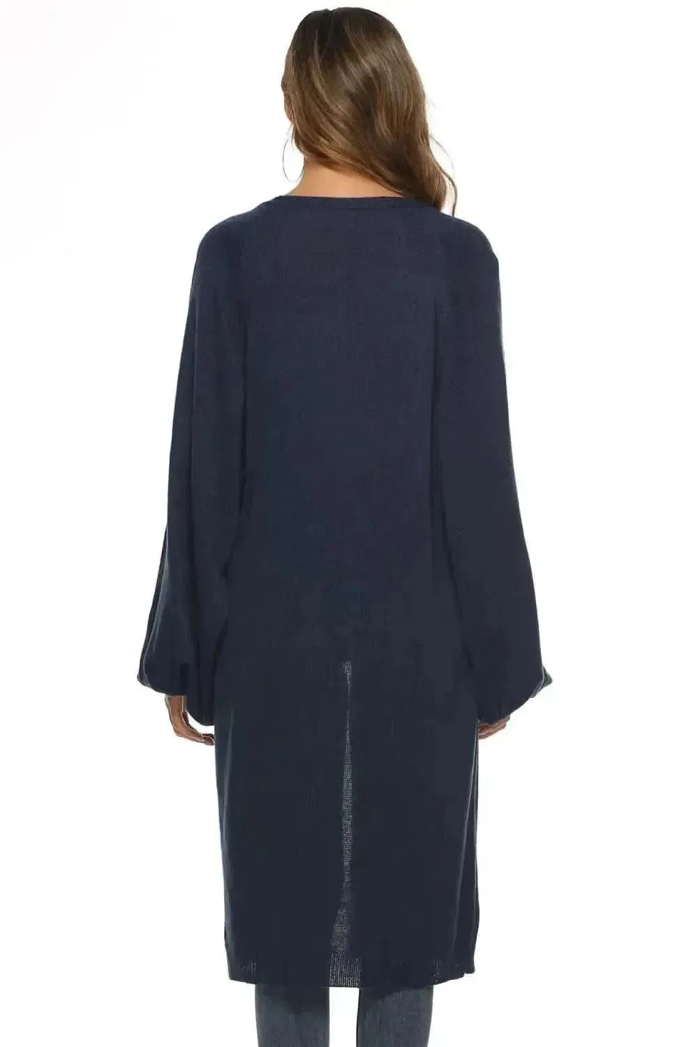 Long Sleeve Open Front Cardigan - Bad Moms Club