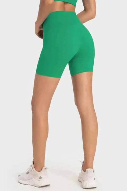 Staying Cozy Wide Waistband Biker Shorts - Bad Moms Club