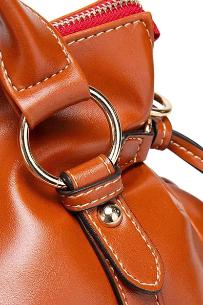PU Leather Handbag with Tassels - Bad Moms Club