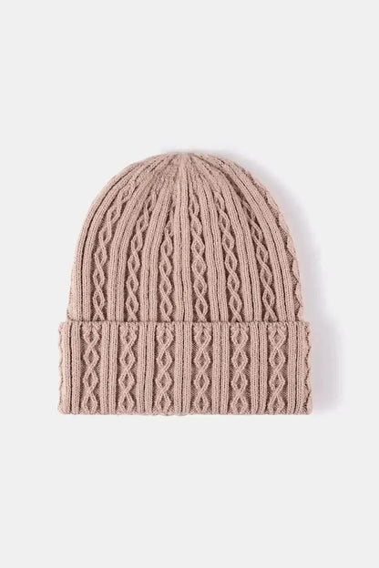Mixed Knit Cuff Beanie - Bad Moms Club