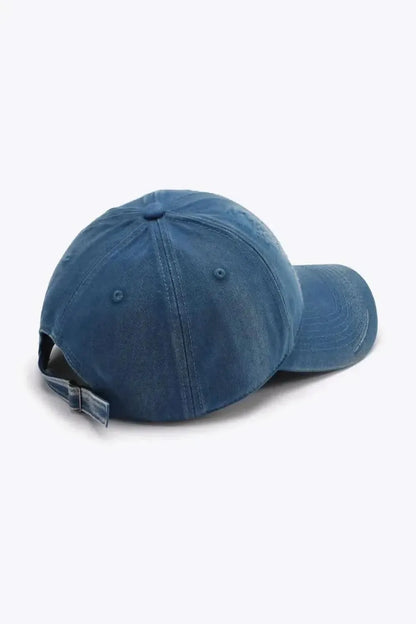 Distressed Adjustable Baseball Cap - Bad Moms Club