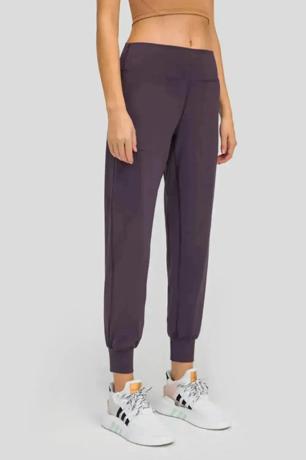 Wide Waistband Slant Pocket Pants - Bad Moms Club