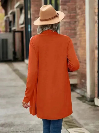 Open Front Long Sleeve Cardigan - Bad Moms Club