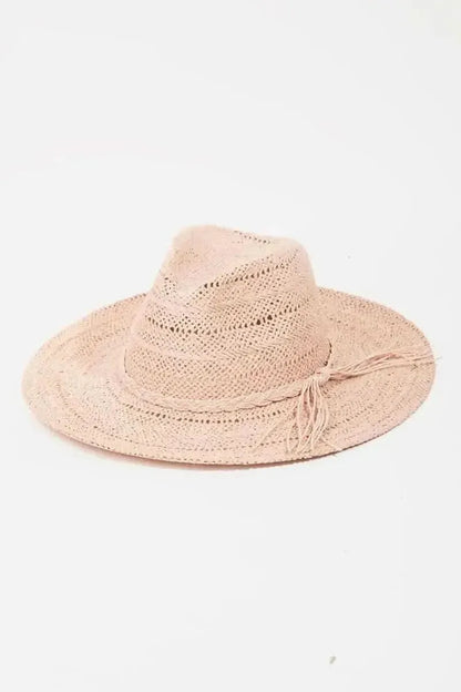 Fame Braided Rope Straw Hat - Bad Moms Club