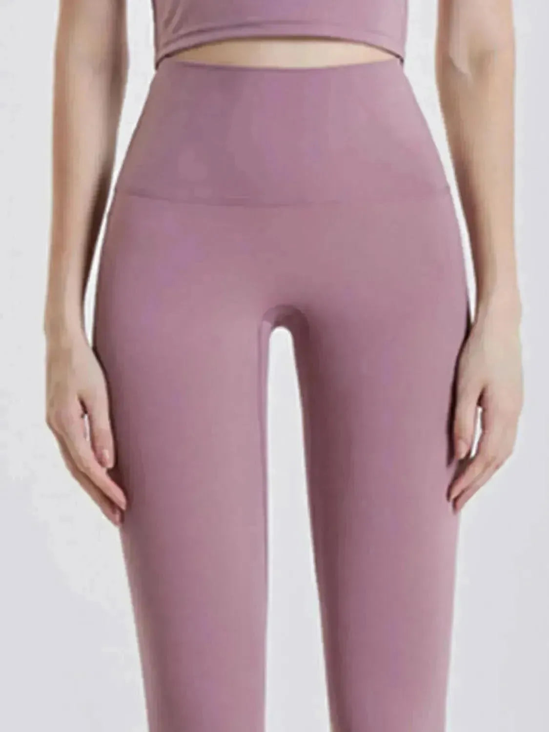 Wide Waistband Sports Leggings - Bad Moms Club