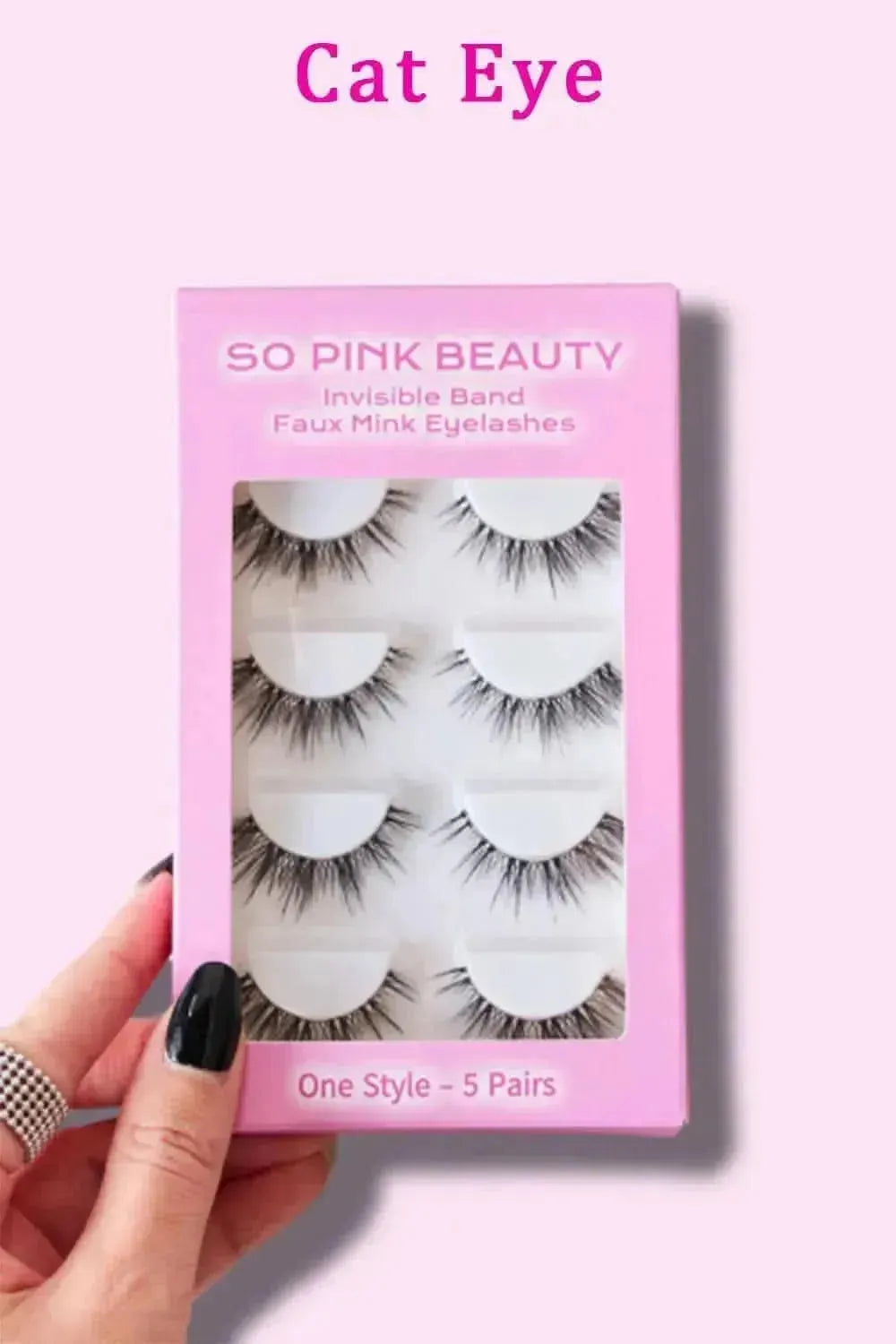 SO PINK BEAUTY Faux Mink Eyelashes 5 Pairs - Bad Moms Club