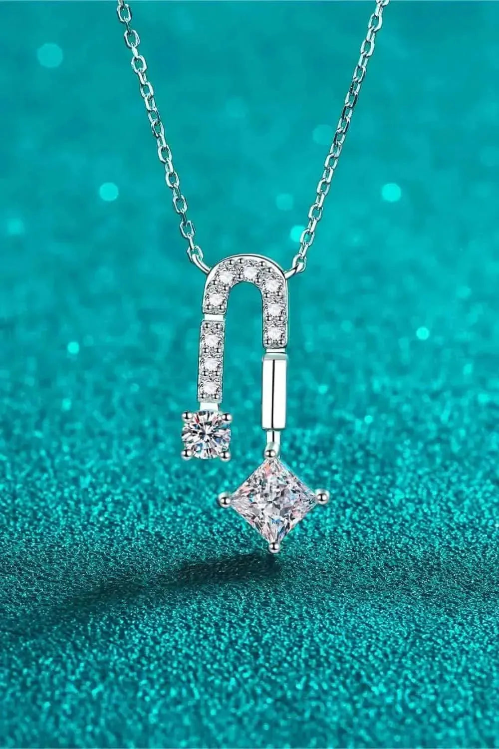 1.3 Carat Moissanite 925 Sterling Silver Necklace - Bad Moms Club