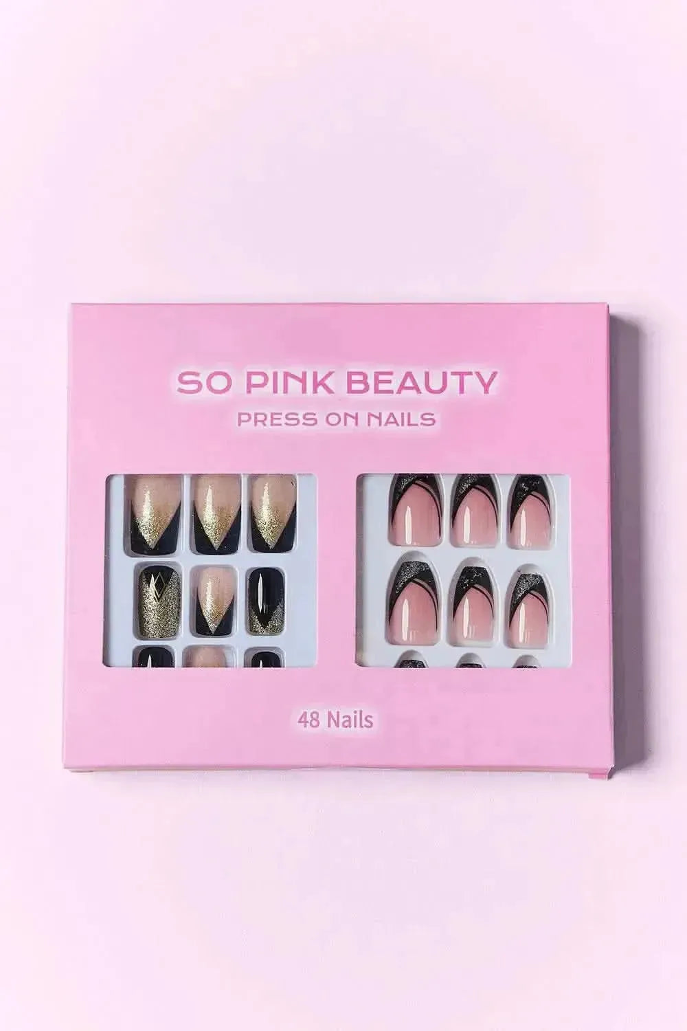 SO PINK BEAUTY Press On Nails 2 Packs - Bad Moms Club