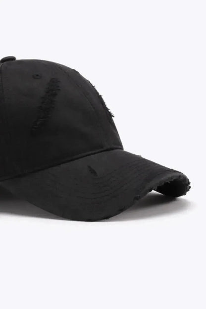 Distressed Adjustable Baseball Cap - Bad Moms Club